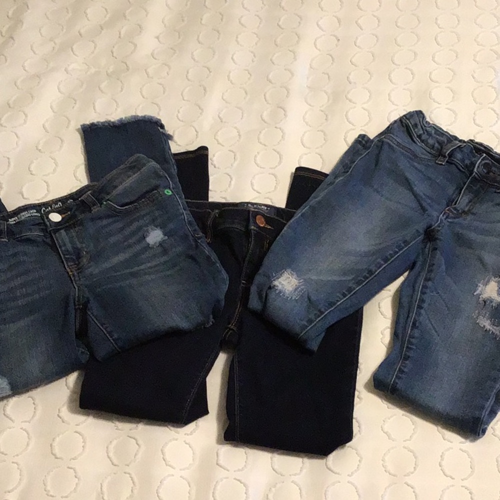 Lot of three girls size 10 jeans